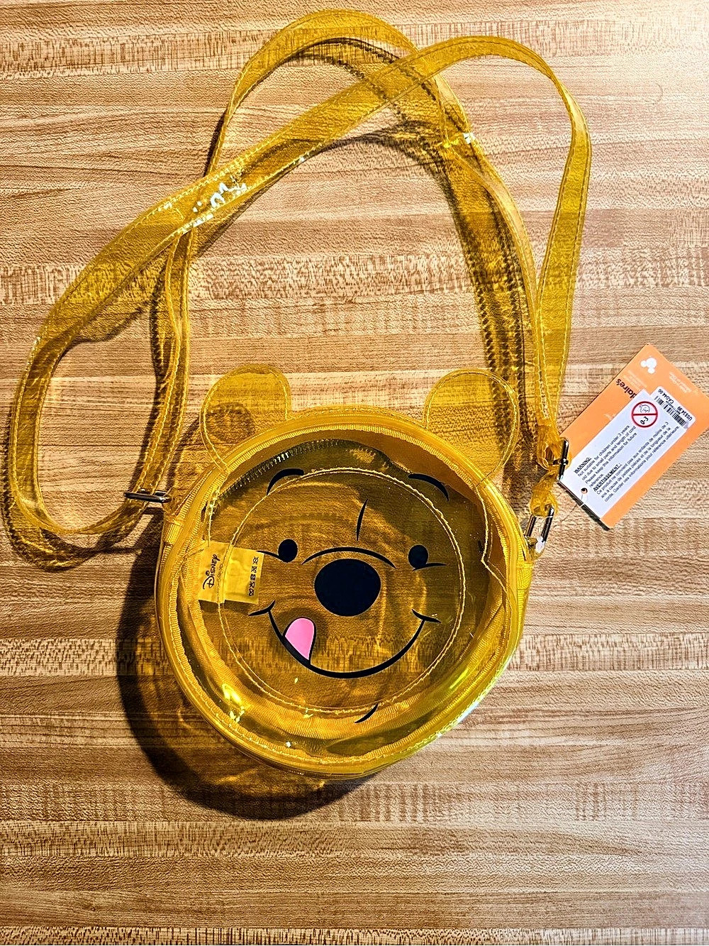 Disney Winnie the Pooh crossbody bag Yellow Kids Crossbody Bag NWT